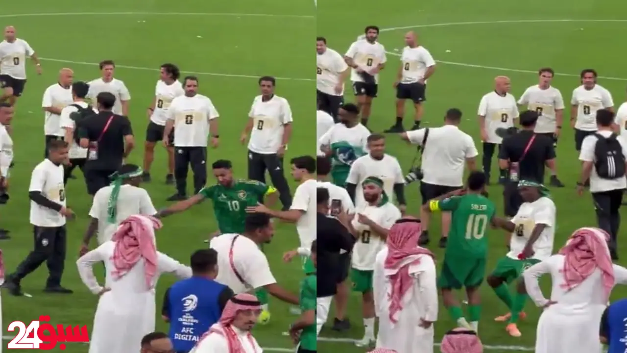 احتفال سعود عبدالحميد وسالم الدوسري يخطف الأنظار بعد تأهل الأخضر للمونديال